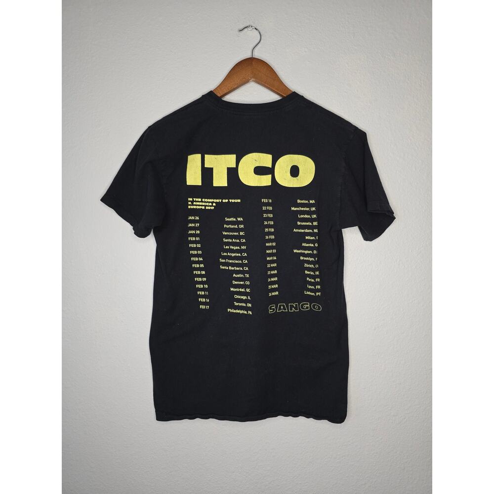 Sango Shirt In The Comfort OF Tour 2017 Tour Merch Black M Hip Hop Music Tee